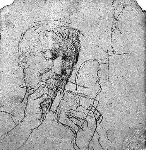Pisistrate (écrivant) et ombre d'Aristote_0