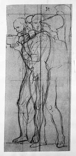 Michel Ange, Aristote, Aristarque et Alexandre_0