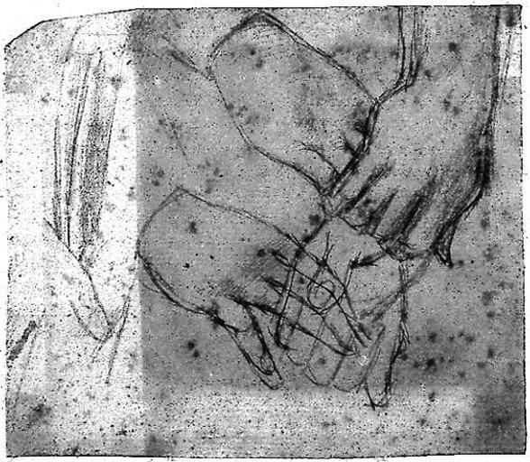 Apelle et Raphaël (Deux études de leurs mains unies)_0