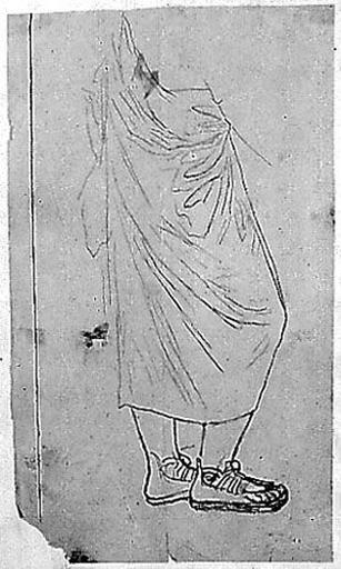 Euripide (Sa draperie et ses pieds avec cothurnes)_0