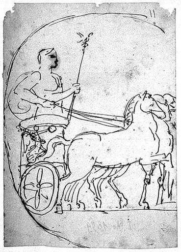 Un empereur sur un quadrige de profil (Décoré d'une Victoire)_0
