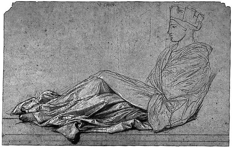 Ville de Vienne (Vétue, assise vers la gauche et les bras croisés, la tête couverte d'une couronne de tours)_0