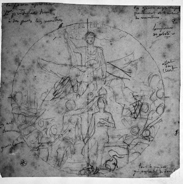 Ensemble de la composition ; Couronnement de Napoléon III_0