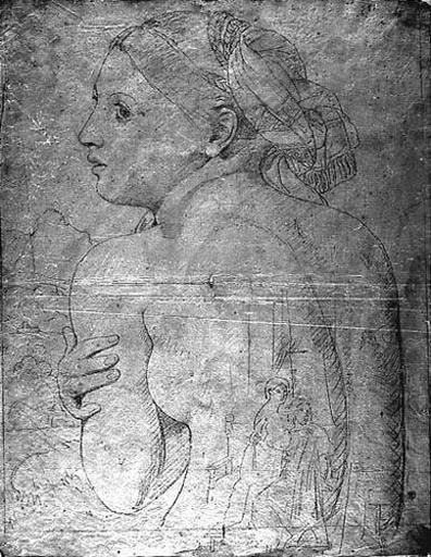 Baigneuse Bonnat ; Raphaël et la Fornarina_0
