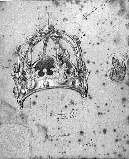 Couronne dite de Charlemagne (Et le détail d'un camée)_0