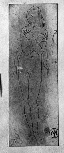 L'âme (Jeune fille nue, debout, les bras croisés sur la poitrine)_0