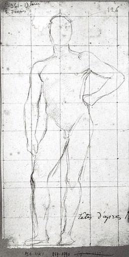 Homme nu (Main sur la hanche)_0