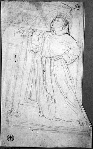 Saint François soutenant une église_0