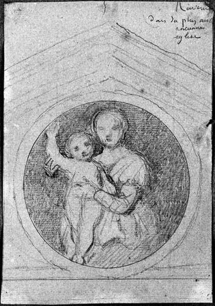 Une Vierge à mi-corps_0