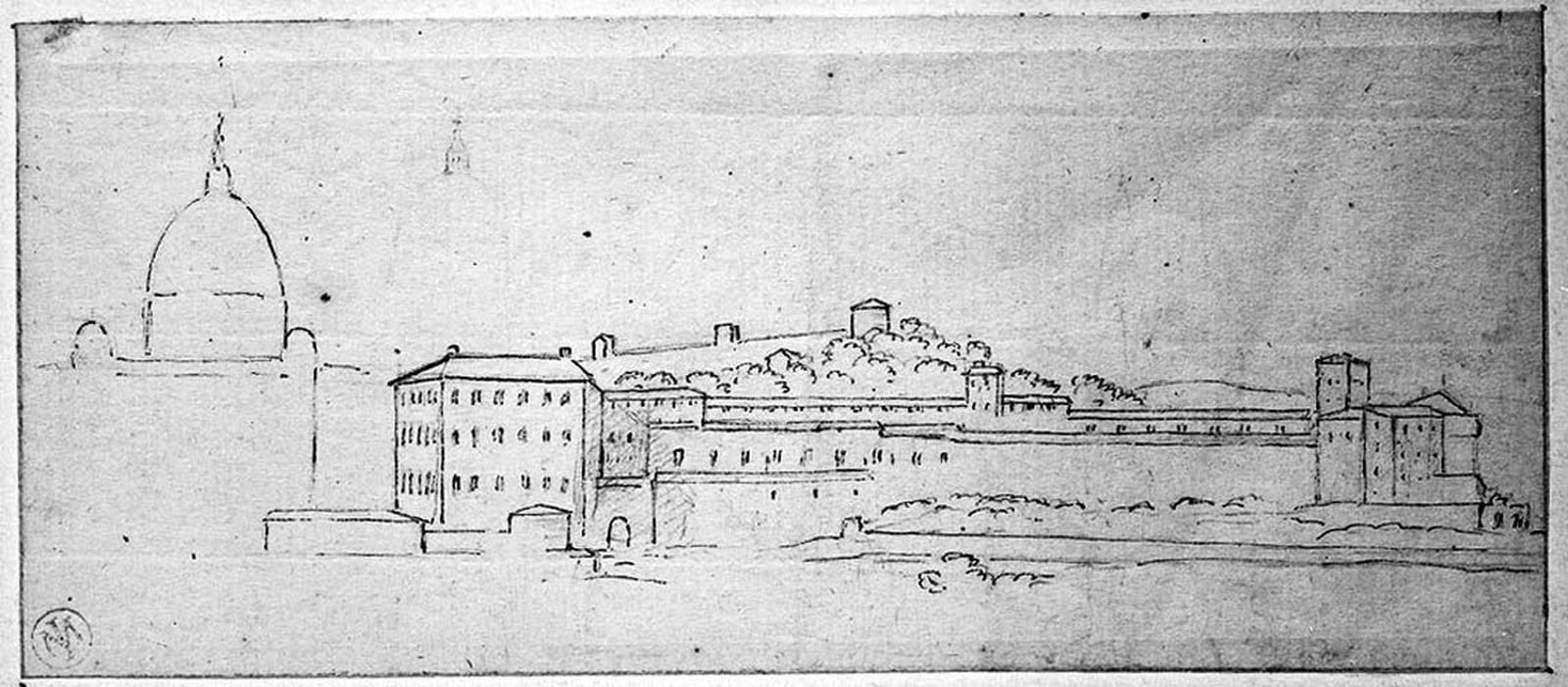 Le Vatican et Saint-Pierre ; au verso : Italienne assise_0