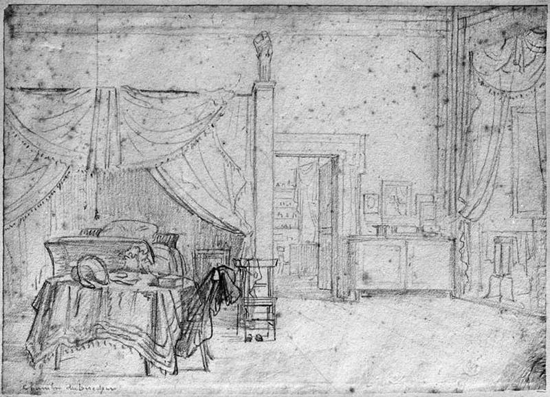 Chambre à coucher d'Ingres à la villa Médicis_0