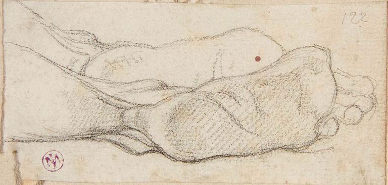 Deux Pieds couchés, Jean-Auguste-Dominique Ingres, 1804-1806
