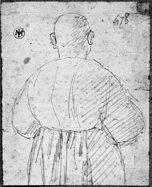 Homme chauve de dos_0
