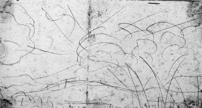 Fontaine à tête de Janus ; verso : croquis non identifiable_1