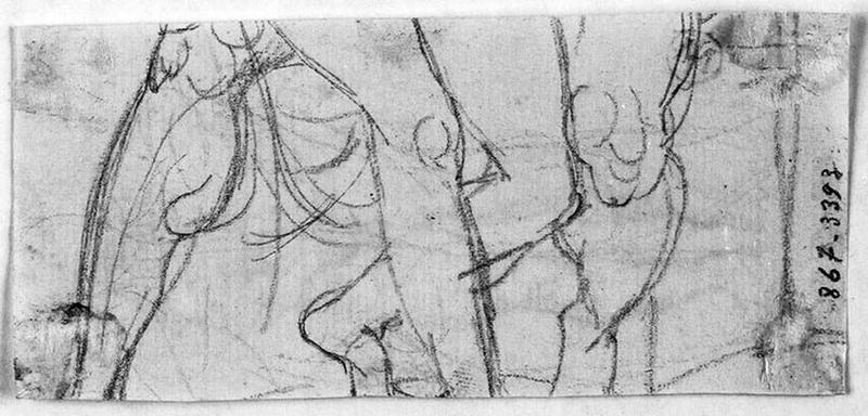 Atlas ; verso : quatre jambes d'homme_1