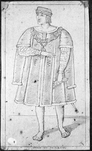 Portrait en pied de Charles VIII, roi de France_0