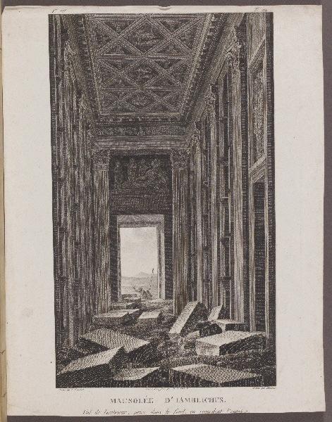 Mausolée d'Iamblichus, Louis François Cassas, 2e moitié 18e siècle, 1ère moitié 19e siècle
