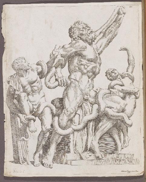 Laocoon, Sisto Badalocchio, 1606