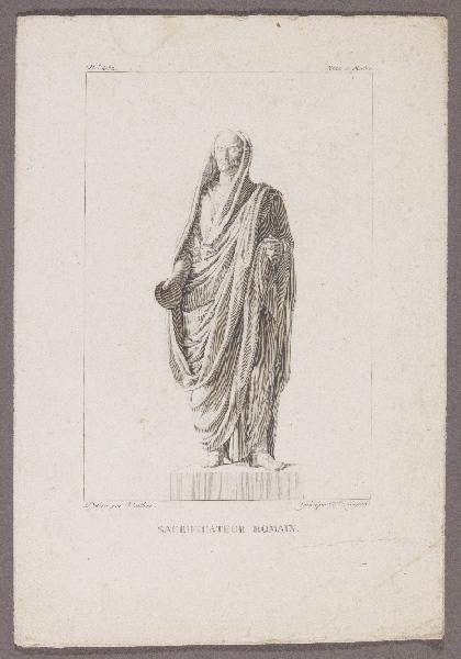 Sacrificateur Romain, Massard, 18e siècle, 19e siècle