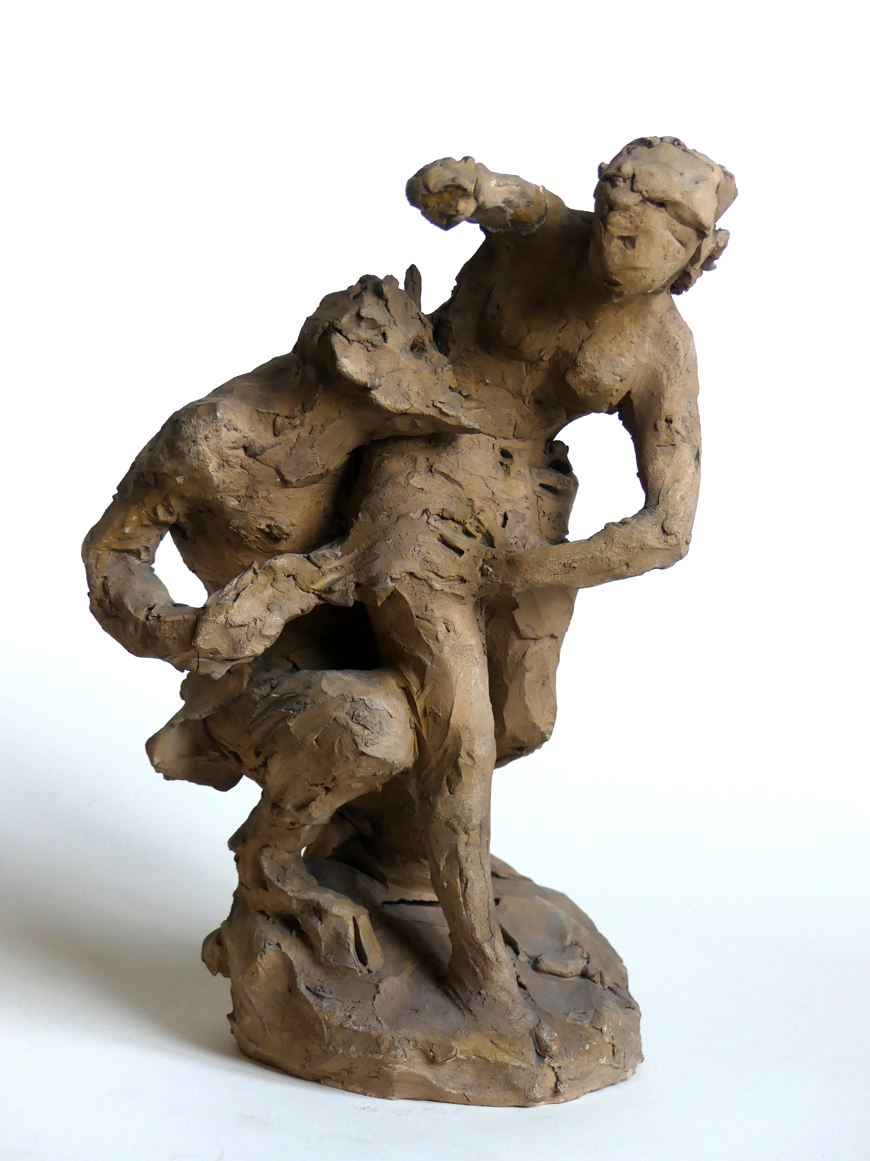 Bacchante et Satyre, Henri Gauquié, 1890