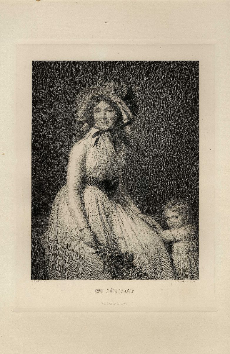 Madame Pierre Sériziat née Émilie Pecoul et un de ses fils Émile_2