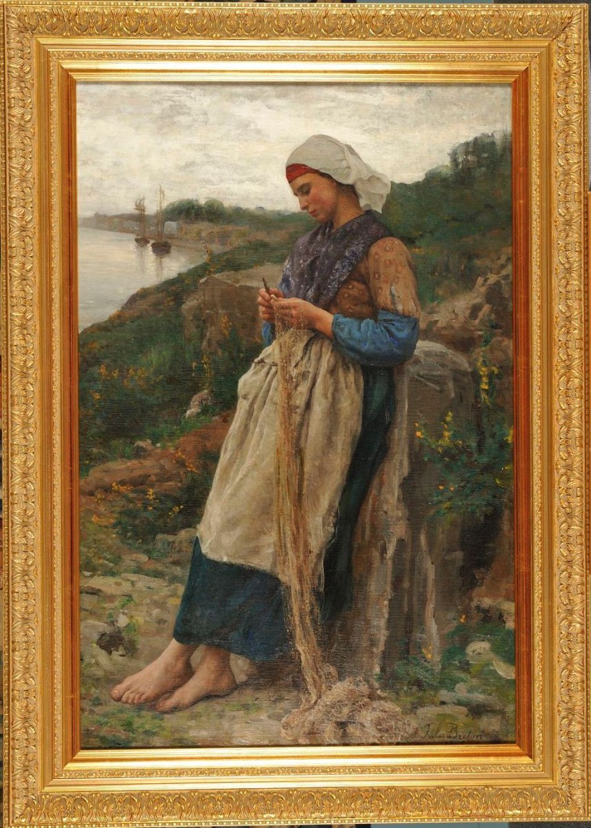 Une Fille de Pêcheur, Жюль Бретон, 1876