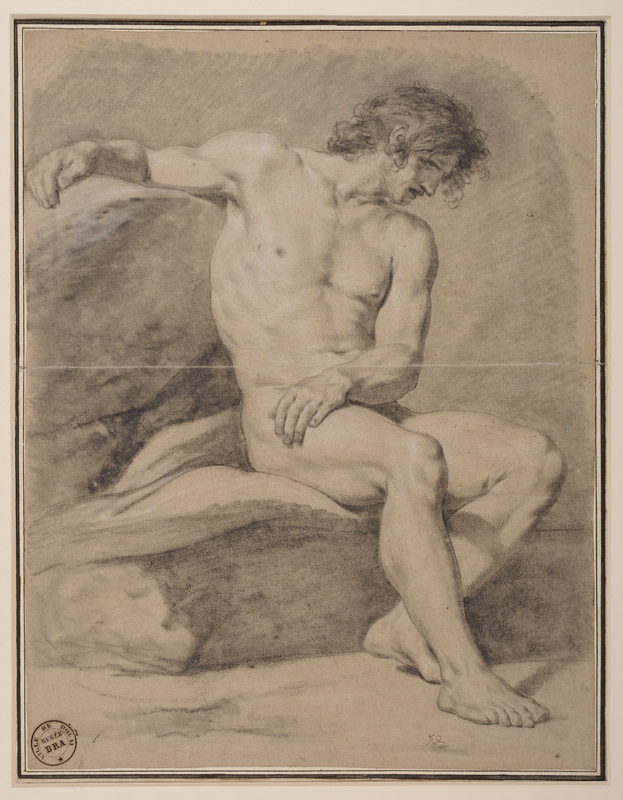 Nu masculin, David Jacques-Louis, 4e quart 18e siècle