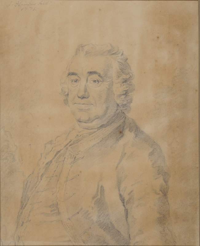 Portrait de Laurent Desmoulin Seigneur de Wagnonville, Johann Julius Heinsius, 1775