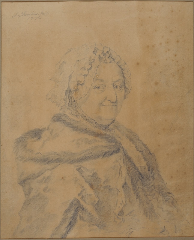 Portrait de Anne Remy de Campeau Epouse Desmolin, Johann Julius Heinsius, 1775