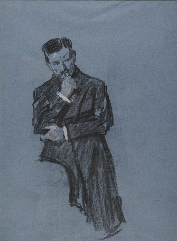 Un Docteur, étude pour "La Consultation", Lucien Jonas, 1911 (Vers)