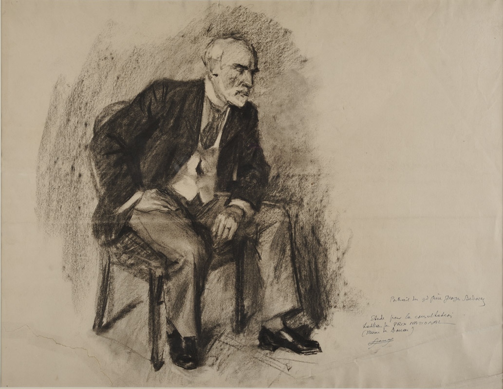 "Portrait du grand-père Georges Bedary", Lucien Jonas, 1911