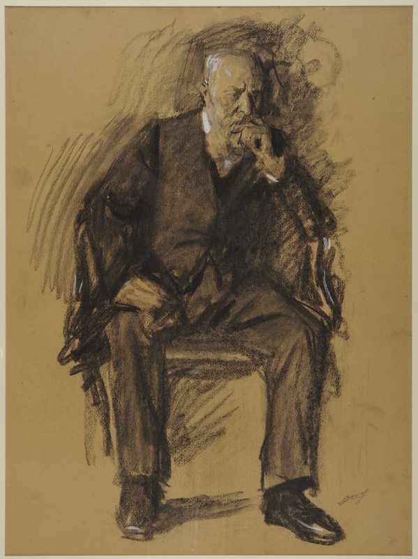 Un Docteur, étude pour "La Consultation", Lucien Jonas, 1911 (Vers)