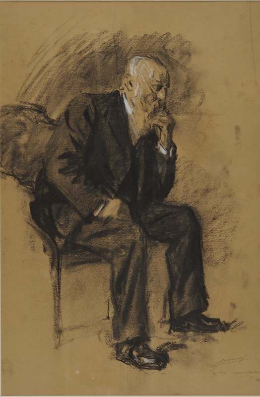 Un Docteur, étude pour "La Consultation", Lucien Jonas, 1911