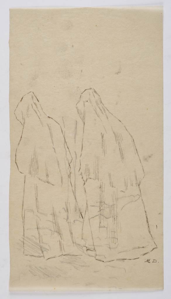 Deux religieuses vues de dos, Marie Duhem