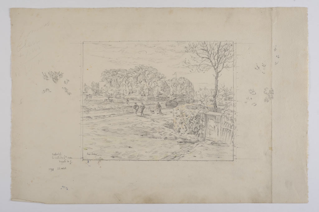 Promeneurs le long des quais_0