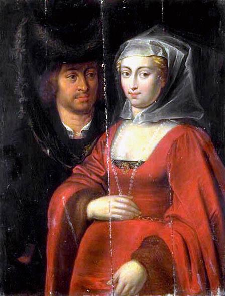 Begga et Ansegyse ; Personnages flamands (ancien titre), Petrus Paulus Rubens, 17e siècle