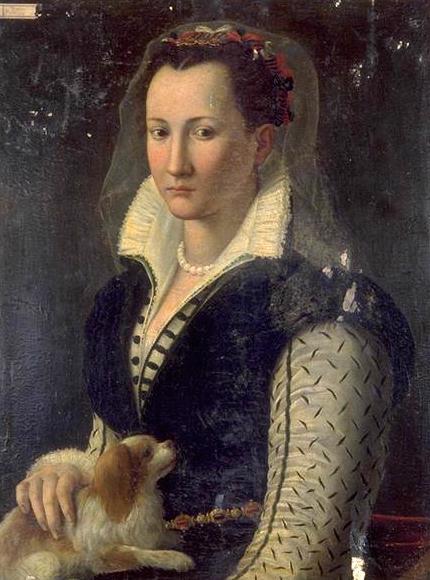 Portrait d'Eléonore de Tolède, Alessandro Allori, 1er quart 17e siècle