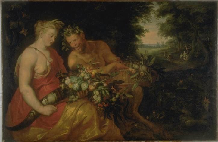 Pan et Cérès, Petrus Paulus Rubens, 1ère moitié 17e siècle