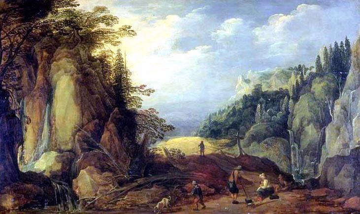 Paysage, Joos de Momper, 1ère moitié 17e siècle