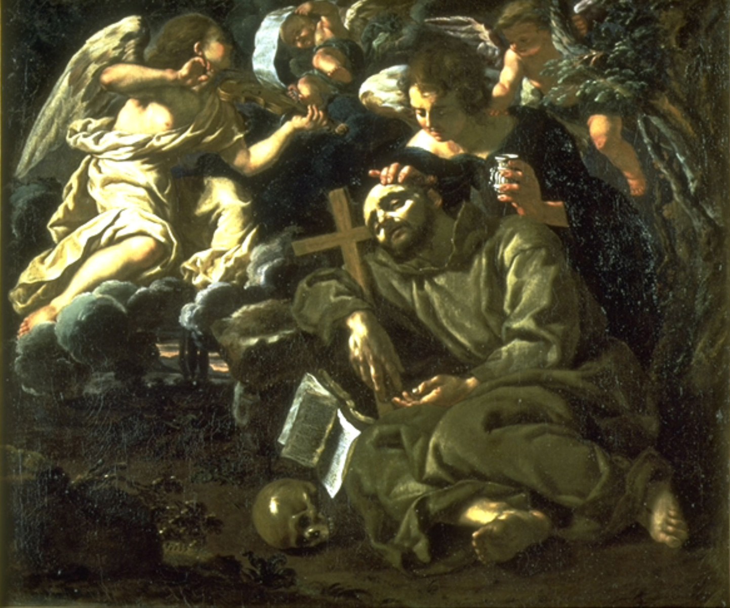 L'Extase de saint François, Alessandro Rosi, 1625-1635