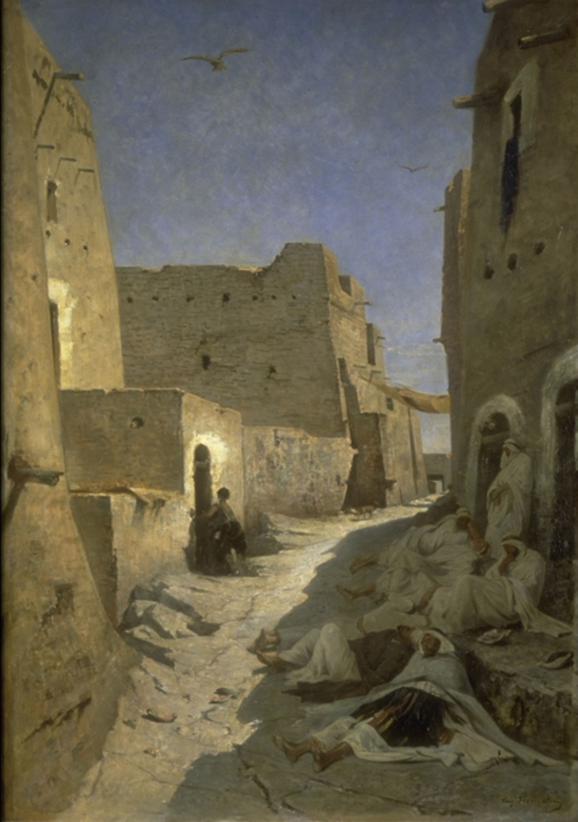 La Rue Bab-el-Gharbi à Laghouat, Eugène Fromentin, 1859 (Vers)