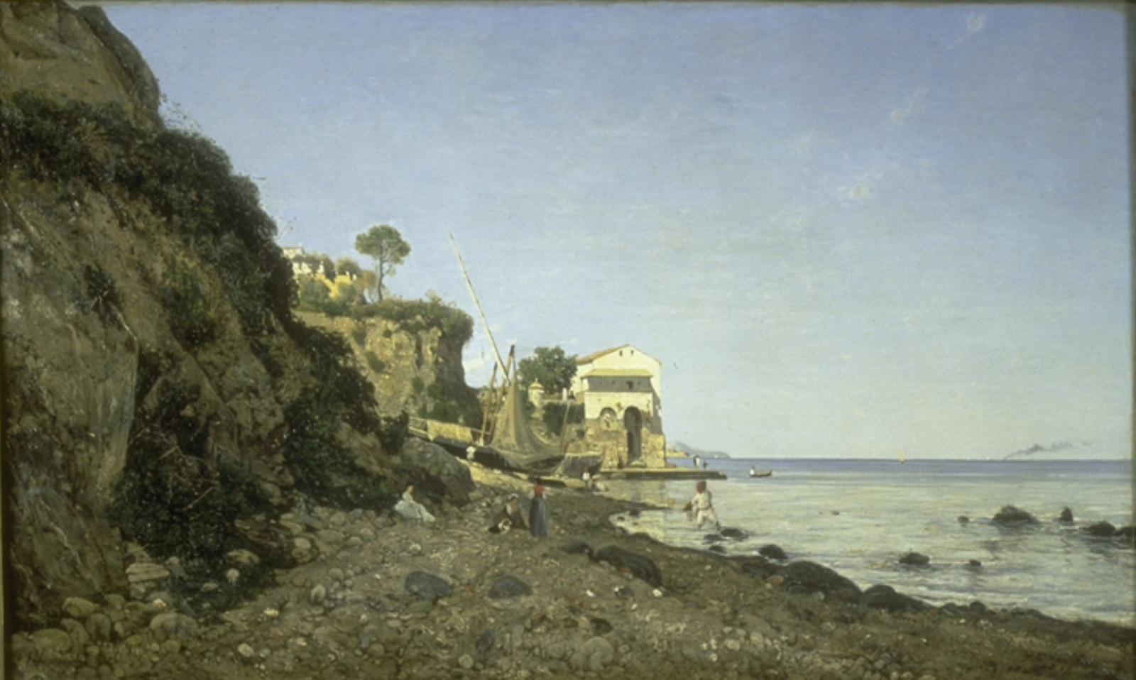 Petite marine à Sorrente, Henri Harpignies, 1854