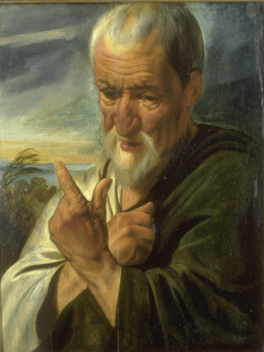Tête d'apôtre, Jacob Jordaens, 17e siècle