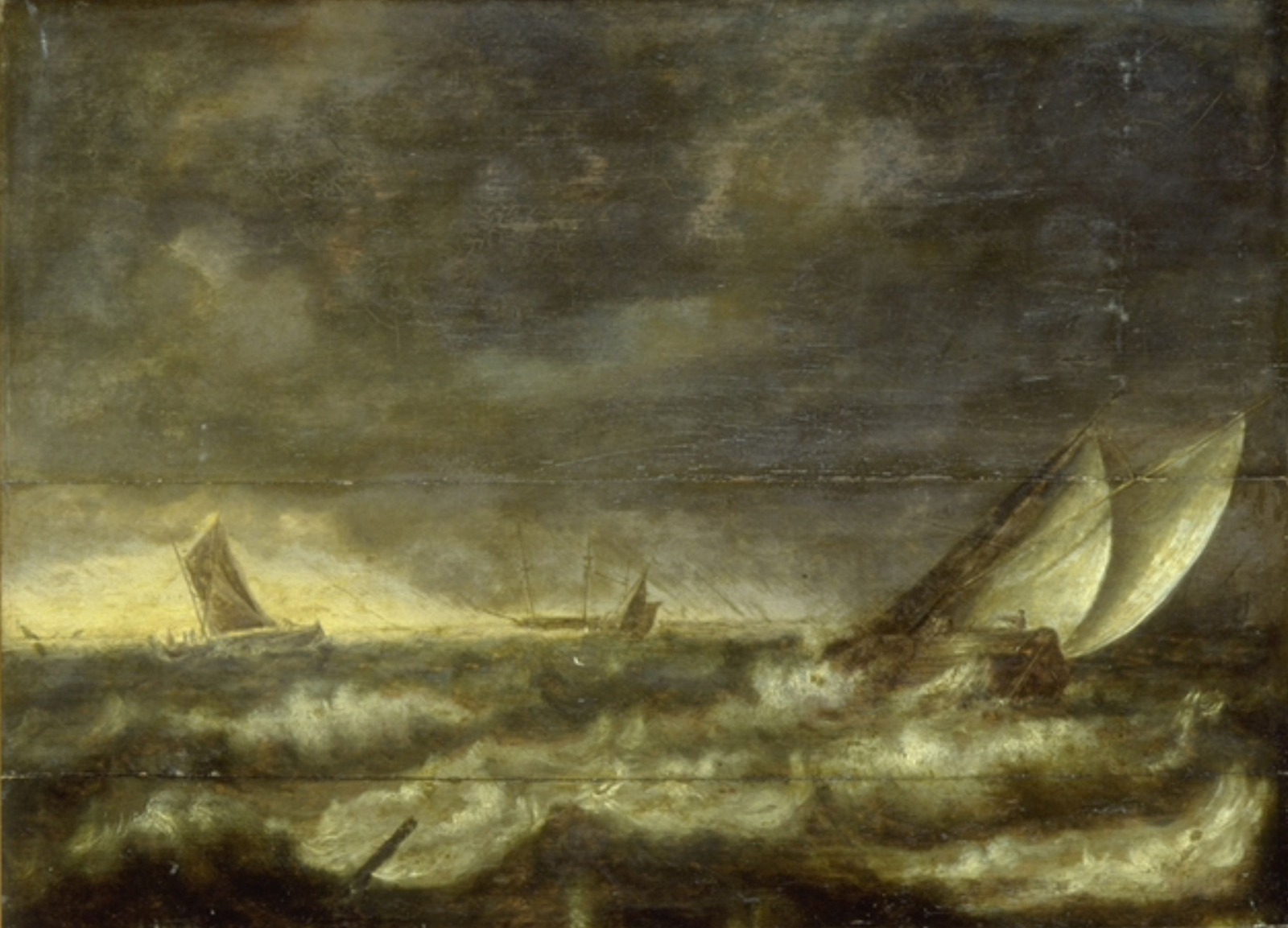 Marine, Jan Porcellis, 17e siècle