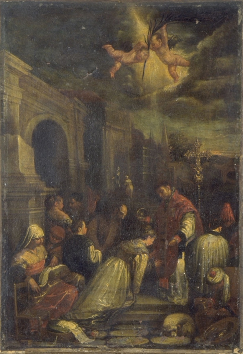 Baptême de sainte Lucie par saint Valentin, Jacopo Bassano, 4e quart 16e siècle, 17e siècle