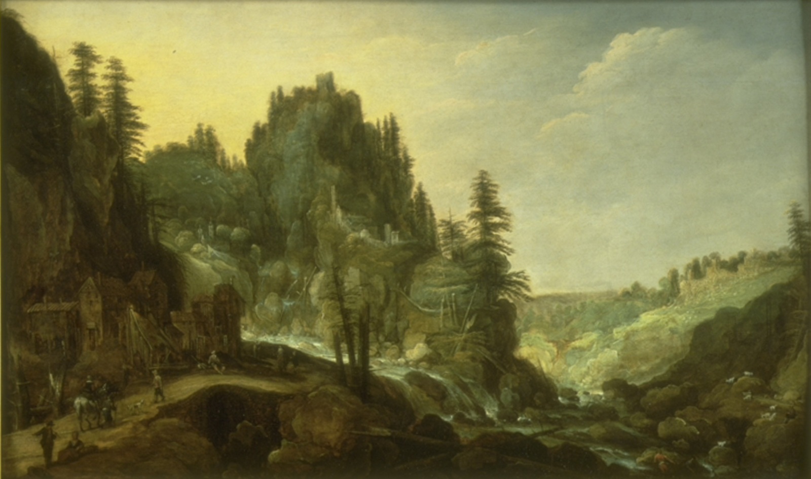 Paysage, Tobias Verhaecht, 17e siècle