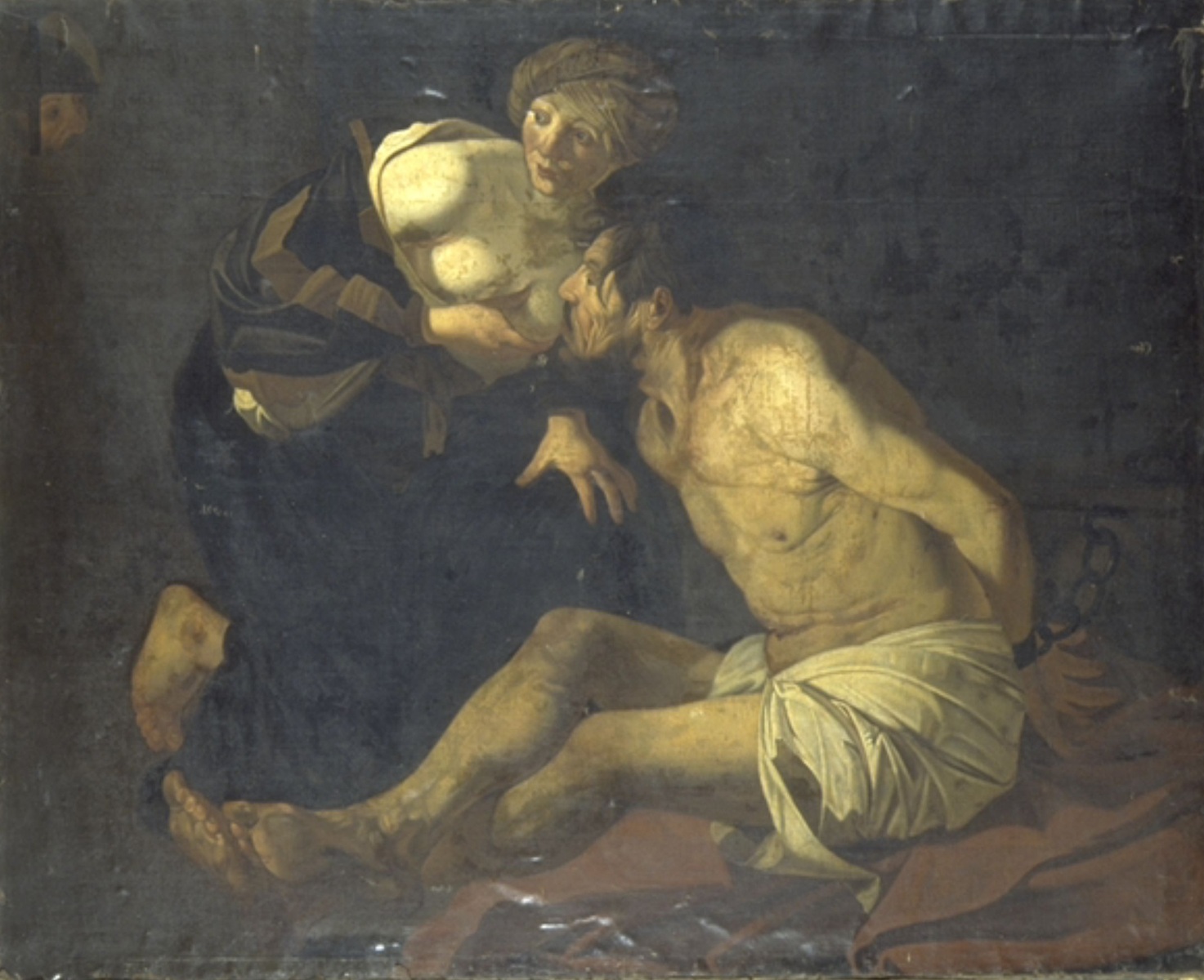 La Charité romaine, Dirck van Baburen, 17e siècle