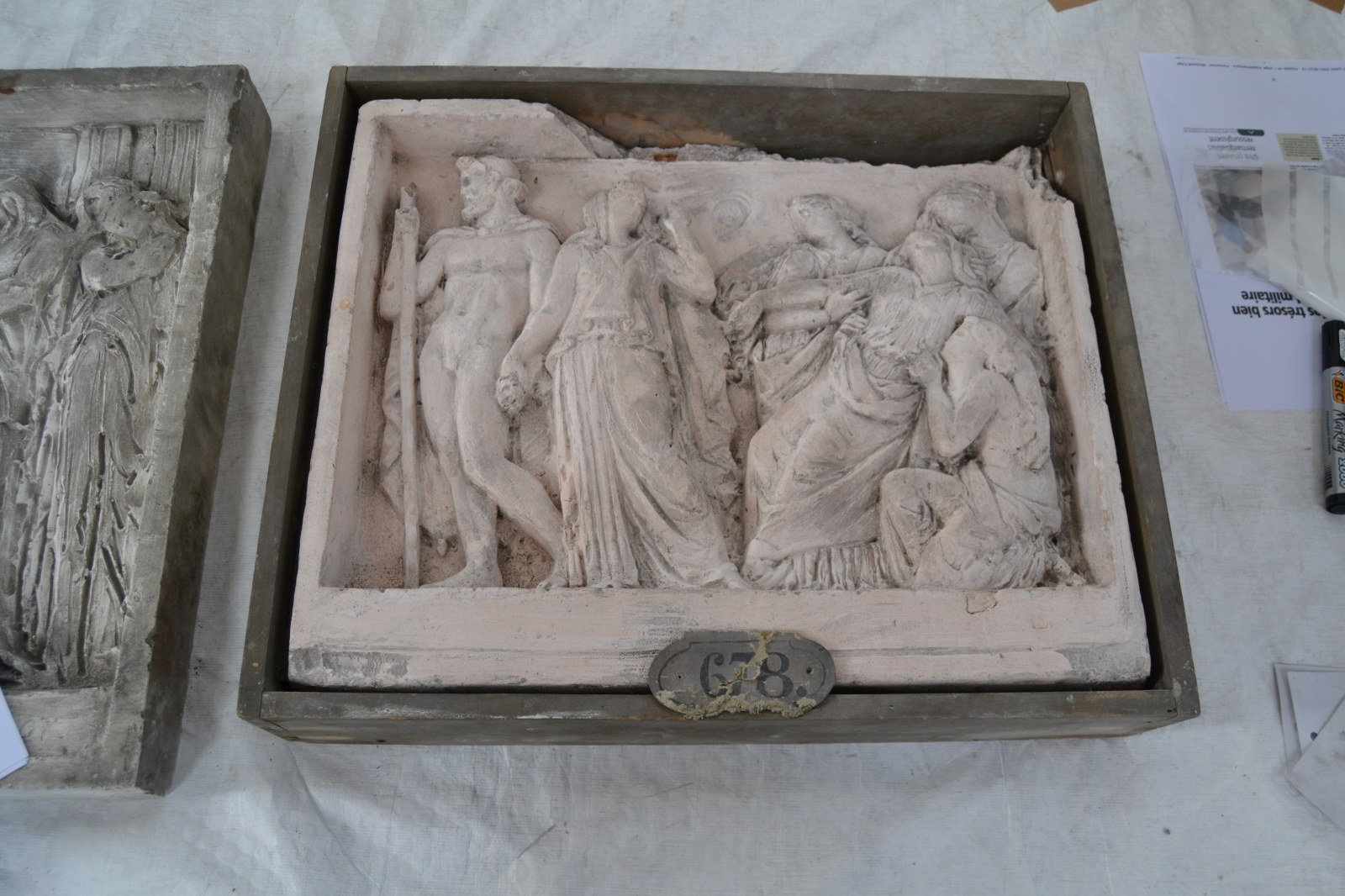 Le Départ d'Ulysse et de Polyxène, Louis Joseph Deletrez, 1862