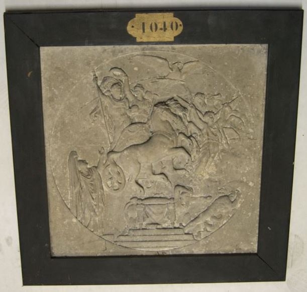 Apothéose de Napoléon Ier ; Médaillon, Eugène-André Oudine, 19e siècle (2e moitié)