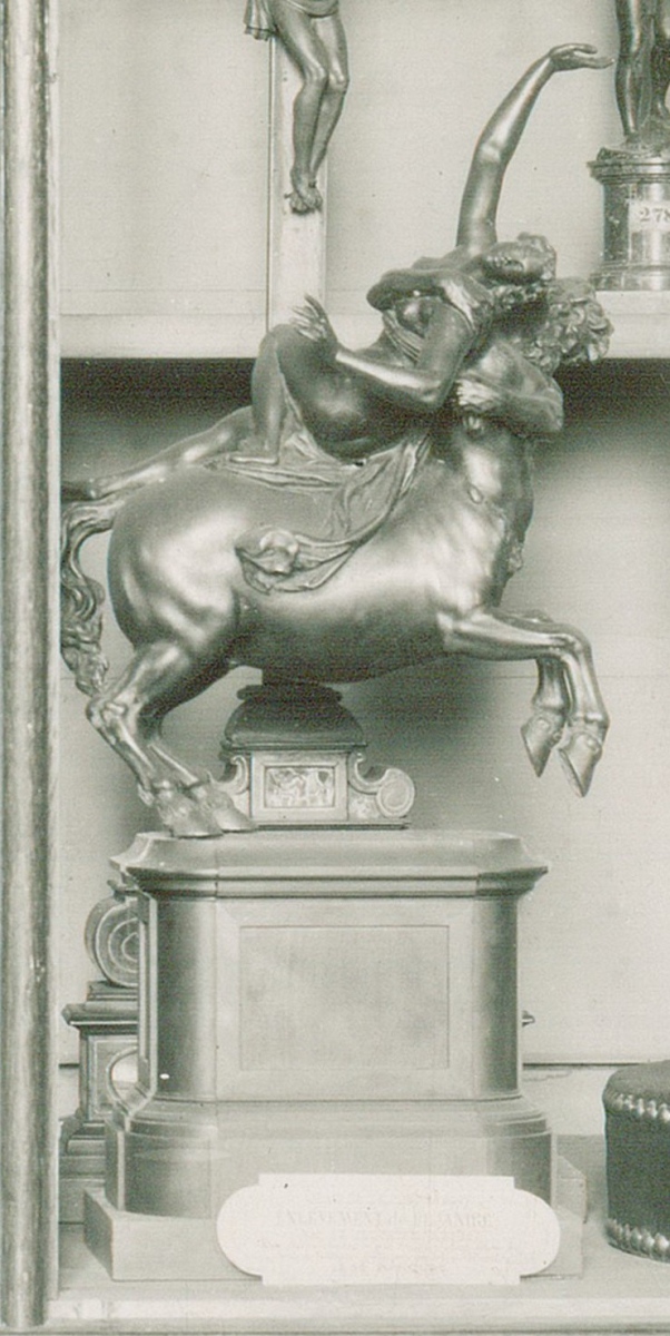 Enlèvement de Déjanire par le centaure Nessus ; Groupe, Jean de Bologne